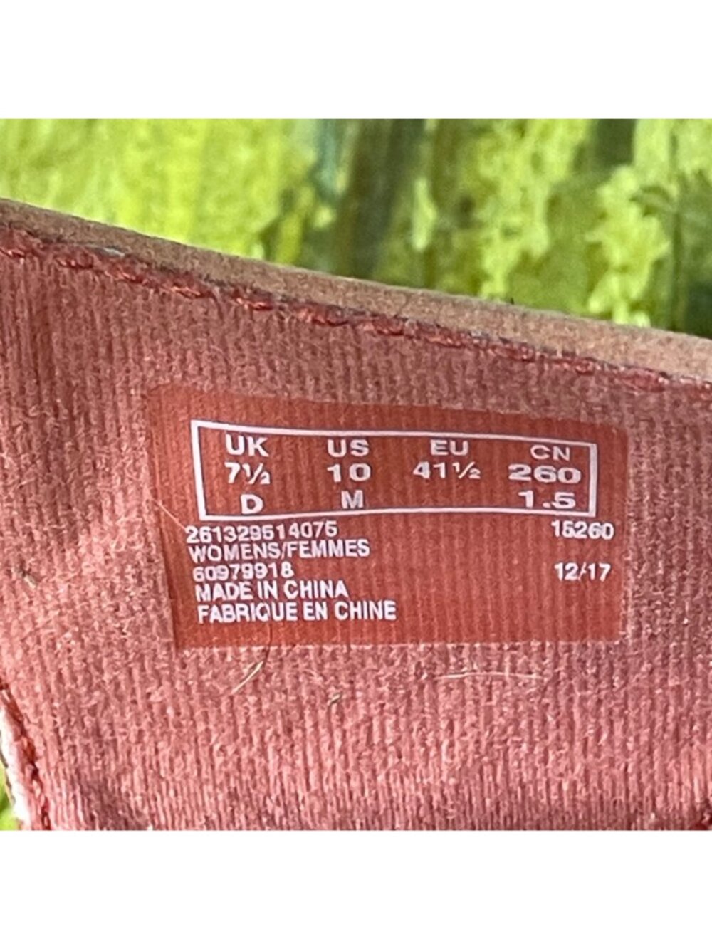 Clarks Collection Annadel Bari Coral Nubuck Leather Slip On Wedge Sandals Sz 10 - Picture 7 of 10